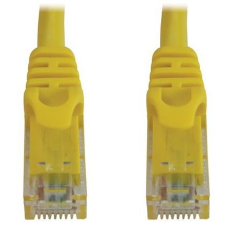 Eaton N261-001-YW Tripp Lite Cat6a 10G Snagless Molded UTP Ethernet Cable 1 ft Yellow