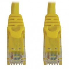 Eaton N261-001-YW Tripp Lite Cat6a 10G Snagless Molded UTP Ethernet Cable 1 ft Yellow