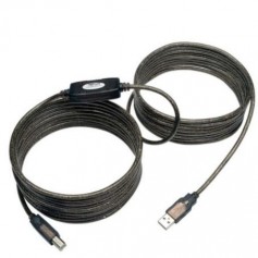 Eaton U042-025 Tripp Lite USB 2 0 A to B Active Repeater Cable M M 25 ft 7 62 m