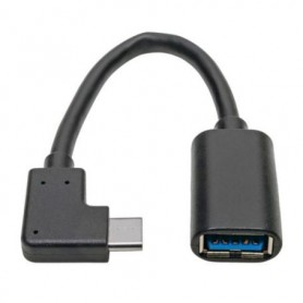 Eaton U428-06N-F-CRA Tripp Lite USB C to USB A Adapter M F Right Angle C USB 3 2 Gen 1 5 Gbps