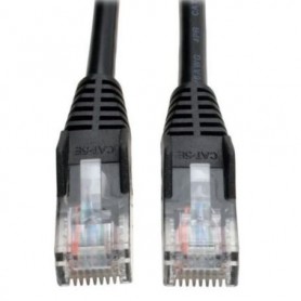Eaton N001-003-BK Tripp Lite Cat5e 350 MHz Snagless Molded UTP Ethernet Cable RJ45 M M Black