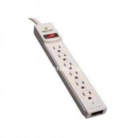 Eaton TLP608TEL Tripp Lite 6-Outlet Surge Protector with Tel/Modem Protection