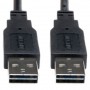 Eaton UR020-010 Tripp Lite Universal Reversible USB 2 0 Cable