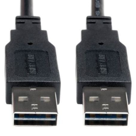 Eaton UR020-010 Tripp Lite Universal Reversible USB 2 0 Cable