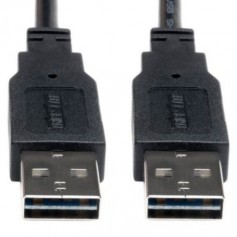 Eaton UR020-010 Tripp Lite Universal Reversible USB 2 0 Cable