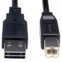 Eaton UR022-003 Tripp Lite Universal Reversible USB 2 0 Cable 3ft