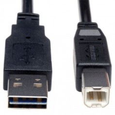 Eaton UR022-003 Tripp Lite Universal Reversible USB 2 0 Cable 3ft