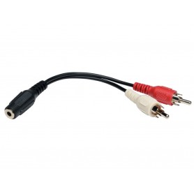 Eaton P316-06N 6 in. 3.5mm to Dual RCA Audio Adapter Tripp Lite
