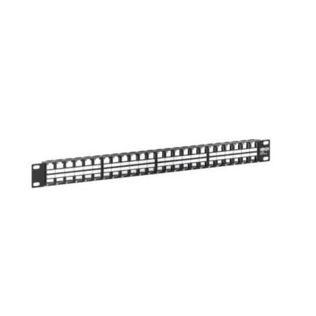 Eaton N062-048-KJ 48-Port 1U High-Density Keystone Patch Panel Tripp Lite Compatible Multimedia Patch Panel
