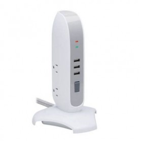 Eaton TLP66USB 6-Outlet Surge Protector with USB Tripp Lite Compatible 6 ft. Cord, 5-15P Plug