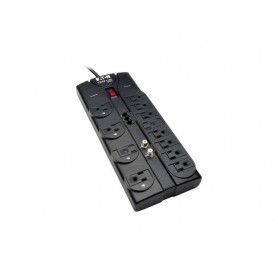 Eaton TLP1208TELTV 12-Outlet Surge Protector with Coax Compatible Tripp Lite