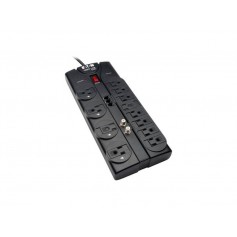 Eaton TLP1208TELTV 12-Outlet Surge Protector with Coax Compatible Tripp Lite
