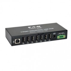 Eaton U223-007-IND Tripp Lite 7 Port Industrial USB 2 0 Hub 15 kV ESD Immunity Metal