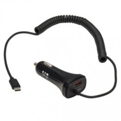 Eaton U280-C02-30W-C6 Tripp Lite 30W Dual Port USB Car Charger 6ft Coiled