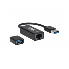 Eaton U336-000-GB-CA USB-A Gigabit Ethernet Adapter Compatible Tripp Lite