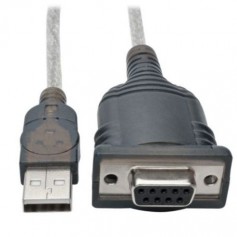 Eaton U209-18N-NULL Tripp Lite USB Null Modem Serial FTDI Adapter Cable COM Retention USB A
