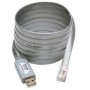 Eaton U209-006-RJ45-X Tripp Lite USB A to RJ45 Cisco Serial Rollover Cable 6 ft