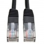 Eaton N002-002-BK Tripp Lite 2 ft Cat5e Ethernet Cable Black RJ45 M M