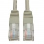 Eaton N002-001-GY Tripp Lite 1 ft Cat5e Ethernet Cable Gray RJ45 M M