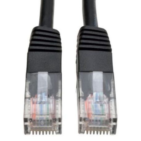 Eaton N002-005-BK Tripp Lite 5 ft Cat5e Ethernet Cable Black RJ45 M M