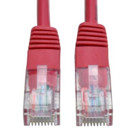 Eaton N002-007-RD Tripp Lite 7 ft Cat5e Ethernet Cable Red RJ45 M M