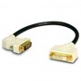 Eaton P562-001-45L Tripp Lite DVI-D Dual Link Extension Cable 1 ft 45 Left Angle M F