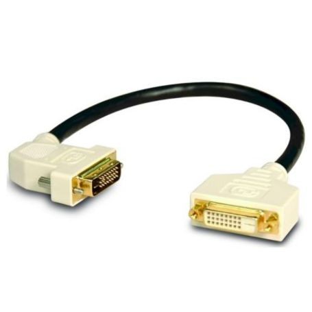 Eaton P562-001-45L Tripp Lite DVI-D Dual Link Extension Cable 1 ft 45 Left Angle M F