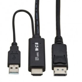 Eaton P567-02M-4K6 Tripp Lite HDMI to DisplayPort Active Adapter Cable