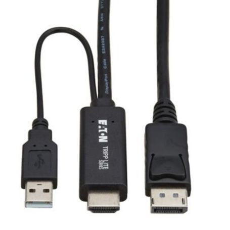 Eaton P567-02M-4K6 Tripp Lite HDMI to DisplayPort Active Adapter Cable