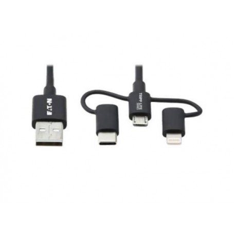 Eaton M101-006-LMC-BK Universal USB Sync Charge Cable Compatible Tripp Lite