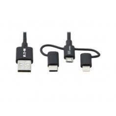 Eaton M101-006-LMC-BK Universal USB Sync Charge Cable Compatible Tripp Lite
