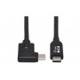 Eaton U420-02M-RA USB-C Cable Right-Angle Plug Compatible Tripp Lite