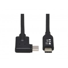 Eaton U420-02M-RA USB-C Cable Right-Angle Plug Compatible Tripp Lite