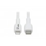 Eaton M102AB-02M-WH Safe-IT USB-C to Lightning Cable Compatible Tripp Lite