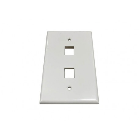 Eaton N042AB-002-IVG Safe-IT 2-Port Keystone Wall Plate Compatible Tripp Lite