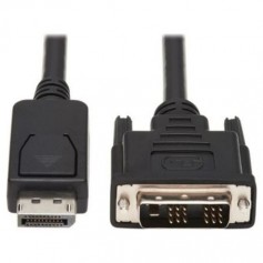 Eaton P581AB-006 Tripp Lite Safe IT DisplayPort to DVI D Antibacterial Cable 6 ft