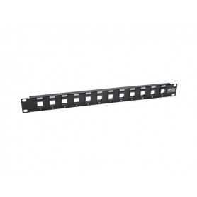 Eaton N062-012-KJ 12-Port 1U Keystone Multimedia Patch Panel Compatible Tripp Lite