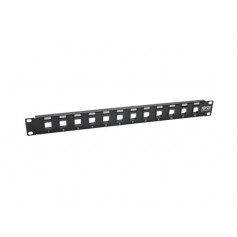 Eaton N062-012-KJ 12-Port 1U Keystone Multimedia Patch Panel Compatible Tripp Lite