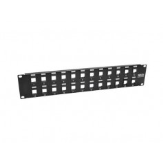 Eaton N062-024-KJ 24-Port 2U Blank Keystone Patch Panel Compatible Tripp Lite