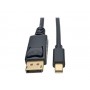 Eaton P583-006-BK 6 ft Mini DisplayPort 4K Cable Compatible Tripp Lite