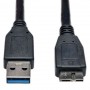 Eaton U326-001-BK Tripp Lite USB 3 0 A to Micro B Cable 1 ft