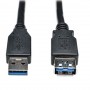 Eaton U324-006-BK Tripp Lite USB 3 0 A to A Extension Cable 6 ft Black