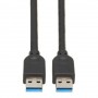 Eaton U325-015 Tripp Lite USB 3 0 SuperSpeed A to A Cable 15 ft Black