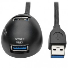 Eaton U324-006-DSK2 Tripp Lite 2 Port USB 3 0 SuperSpeed Extension Cable 6 ft