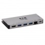 Eaton U442-DOCK5D-GY Tripp Lite USB-C Portable Docking Station with Detachable Cable Gray