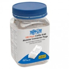 Eaton N030-100-STR Tripp Lite Cat5e RJ45 Modular Connectors 100 Pack