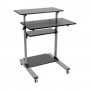 Eaton WWSSRC Tripp Lite Rolling Desk TV/Monitor Cart Height Adjustable