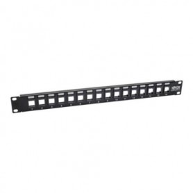 Eaton N062-016-KJ Tripp Lite 16Port 1U Unshielded Blank Keystone Patch Panel 19 in
