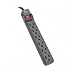 Eaton PS66B Tripp Lite Power It! 6-Outlet Power Strip 6 ft. Cord 15A