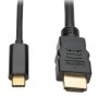 Eaton U444-003-H Tripp Lite USB-C to HDMI Active Adapter Cable 4K 30Hz 3 ft